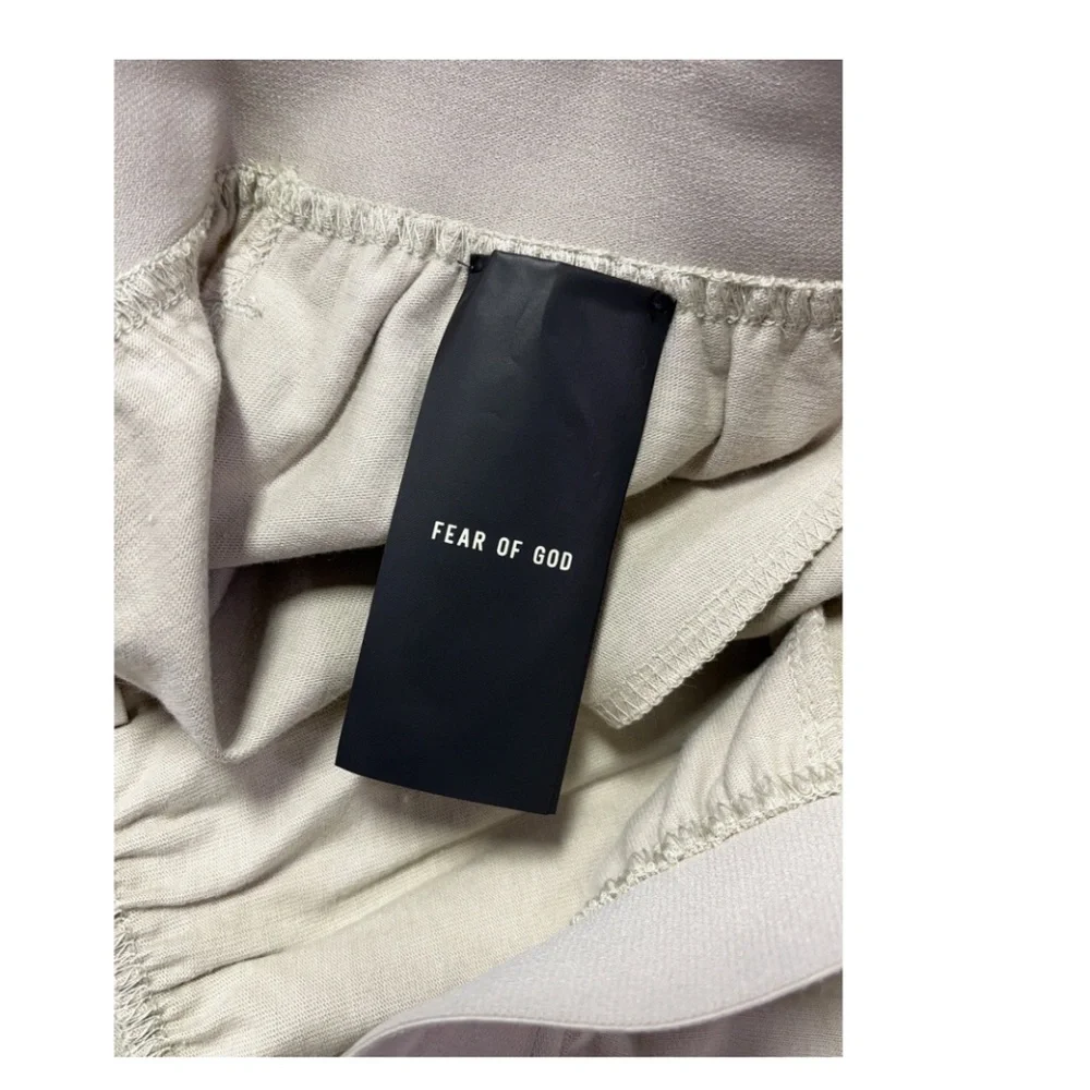 FEAR OF GOD Off-White 'The Lounge' Shorts Size Small Cream